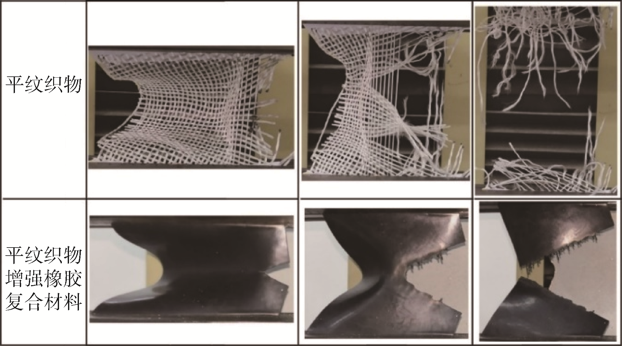 平面三向织物增强橡胶复合材料撕裂性能研究